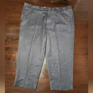 Roundtree‎ & Yorke Travel Smart Mens Charcoal Dress Pants